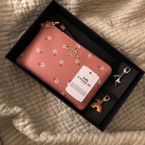 SALE!!! NWT Coach gorgeous wristlet with charms!! - Picture 2 of 7